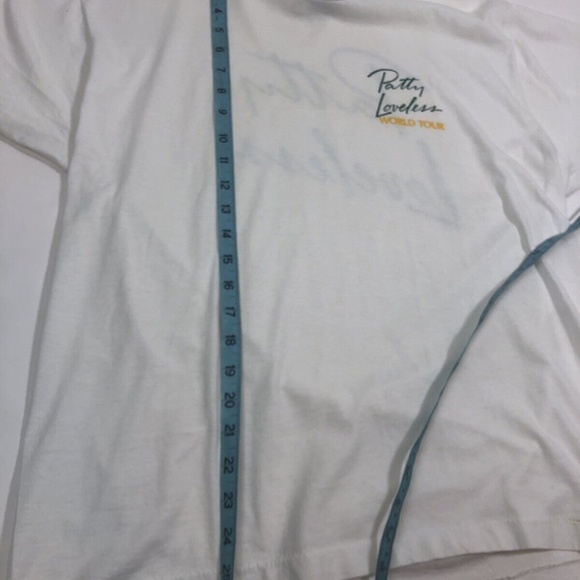 Vintage 80s 90s Patty Loveless World Tour Country Music Screen Stars T-Shirt S/M - Picture 9 of 10